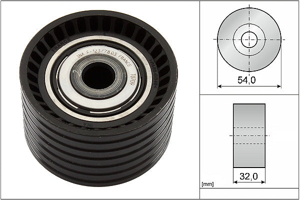 INA Deflection/Guide Pulley - Timing Belt - Part No - 532077410
