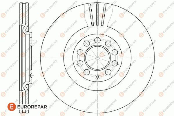Eurorepar Brake Disc - 1618887180