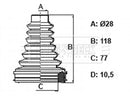 Borg & Beck Cv Joint Boot Kit Part No -BCB6319