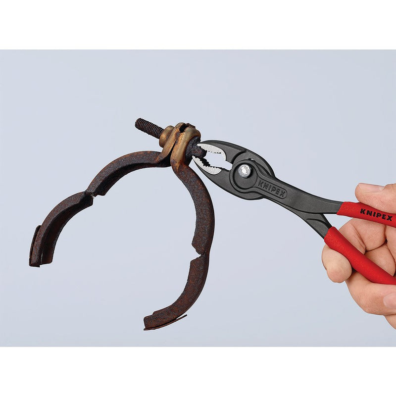 Knipex 41 24 225 Straight Jaw Self Grip Pliers, 225mm