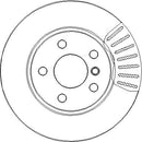 Disctech Brake Disc - Fits Bmw, Mercedes-benz - ABD3279 - Front Axle