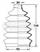 First Line Cv Joint Boot Kit Part No -FCB6042