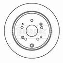Borg & Beck Brake Disc Pair Part No -BBD4610