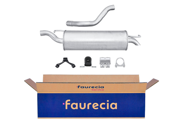 FAURECIA 8LD 366 036-591 Rear Muffler - Easy2Fit® Kit - fits VW TRANSPORTER T4