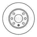 Borg & Beck Brake Disc Pair Part No -BBD4224