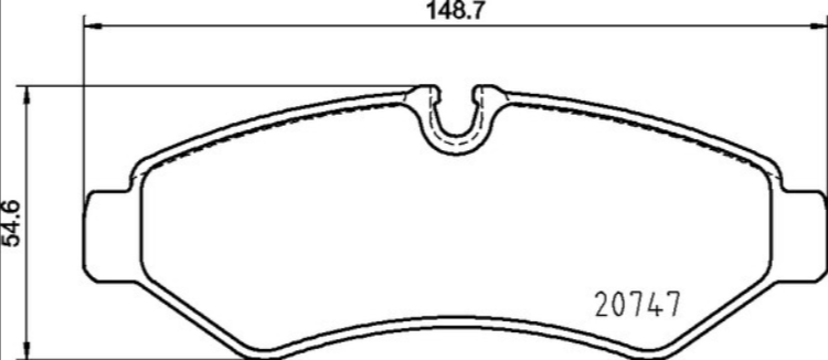 Brembo Brake Pad Set - P50155