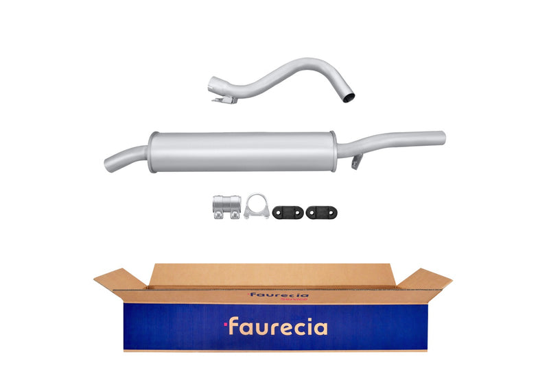 FAURECIA 8LD 366 034-241 Rear Muffler - Easy2Fit® Kit - fits VAUXHALL VIVARO A