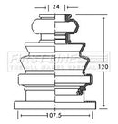 First Line Cv Joint Boot Kit Part No -FCB2682