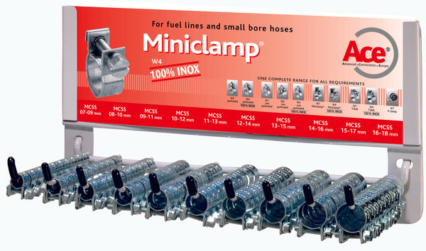 Stainless Steel Miniclamp Dispenser Rack - 110186 x100