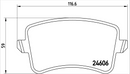 Brembo Brake Pad Set - P85100
