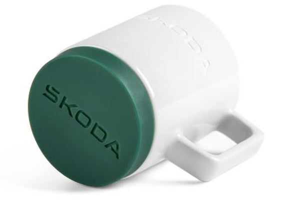 Genuine Skoda Mug with Removable Silicone Base - 6U0069601A