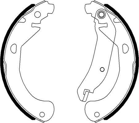 Mintex Brake Shoes fits -Chevrolet MFR696 (also fits other vehicles)