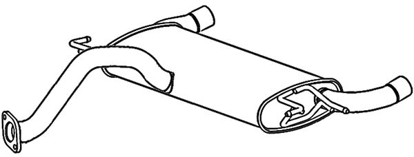 Klarius HY197C - Box With Tail Pipe