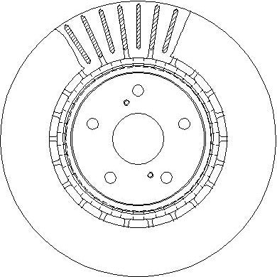 Disctech Brake Disc - Fits Lexus - ABD3841 - Front Axle