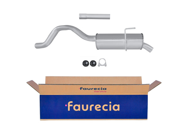 FAURECIA 8LD 366 034-971 Rear Muffler - Easy2Fit® Kit - fits RENAULT CAPTUR I