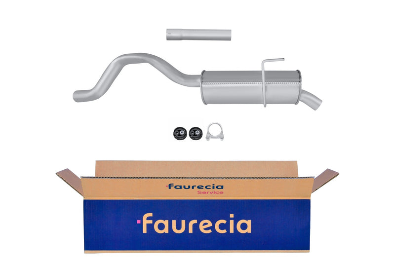 FAURECIA 8LD 366 034-971 Rear Muffler - Easy2Fit® Kit - fits RENAULT CAPTUR I
