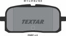 Textar Brake Pad Set - 2349101