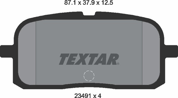 Textar Brake Pad Set - 2349101