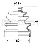 First Line Cv Joint Boot Kit Part No -FCB6293