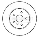 Borg & Beck Brake Disc (Pair)  - BBD4410