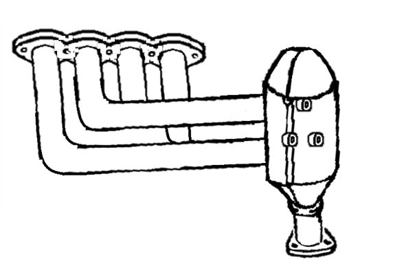 Klarius 325318 - Catalyst Type Approved  - Fits Mercedes C 180 Kompressor