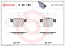 Brembo Brake Pad Set - P50133