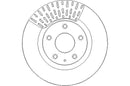Disctech Brake Disc - Fits Mazda - ABD3234 - Front Axle