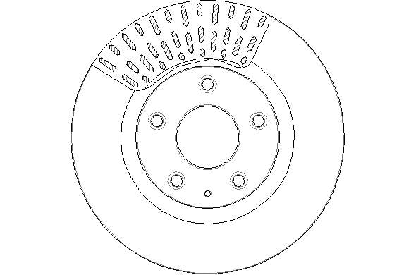 Disctech Brake Disc - Fits Mazda - ABD3234 - Front Axle