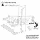 Borg & Beck Turbo Hose Part No -BTH1332