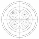 Borg & Beck Brake Drum (Single) -BBR7266