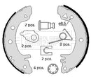 Borg & Beck Brake Shoes Part No -BBS6097