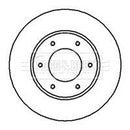 Borg & Beck Brake Disc Pair Part No -BBD4176