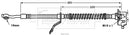Borg & Beck Brake Hose Part No -BBH7630
