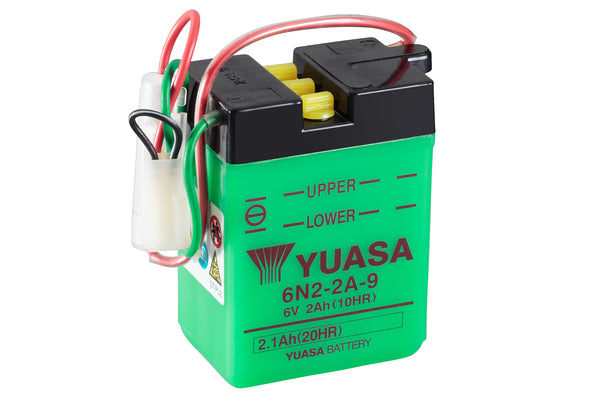 6N2-2A-9 (DC) 6V Yuasa Conventional Battery