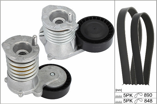 INA V-Ribbed Belt Set - Part No - 529047710
