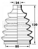 First Line Cv Joint Boot Kit Part No -FCB6029