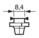 Bosch Pure/Lt 12V 2W Bx8.4D Trade Pk Part No - 1987302236