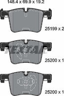 Textar Brake Pad Set - 2519901