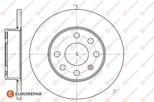 Eurorepar Brake Disc - 1618876680