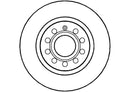 Disctech Brake Disc - Fits Audi, Vw - ABD2011 - Rear Axle