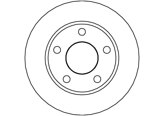 Disctech Brake Disc - Fits Audi - ABD2008 - Rear Axle