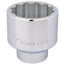 Draper Expert 55mm 12pt Socket 3/4DR Bulk - 16708