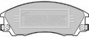 Borg & Beck Front Brake Pad Set -BBP1842