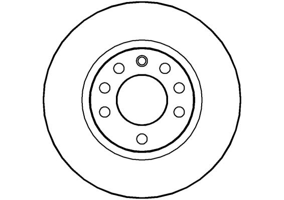 Disctech Brake Disc - Fits Bmw, Opel - ABD2947 - Front Axle