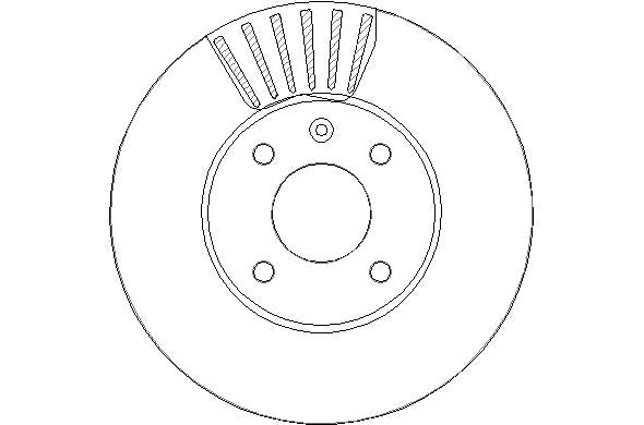 Disctech Brake Disc - Fits Chevrolet, Volvo - ABD3331 - Front Axle