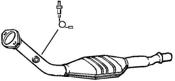 Klarius 380160 - Catalyst Incl Frnt Pipe Non Ta