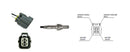 Fuel Parts Oxygen Sensor - LB2214
