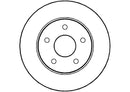 Disctech Brake Disc - Fits Jeep - ABD2756 - Front Axle
