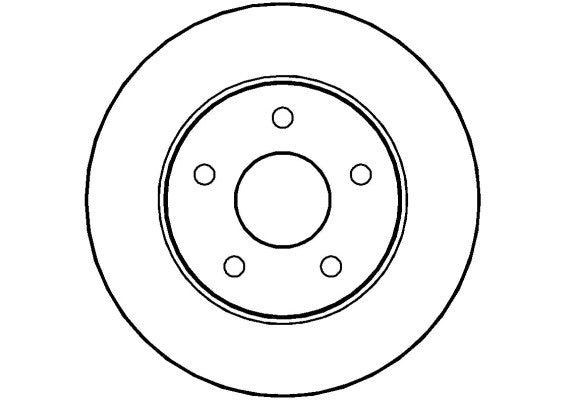 Disctech Brake Disc - Fits Jeep - ABD2756 - Front Axle