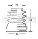 First Line Cv Joint Boot Kit Part No -FCB2771
